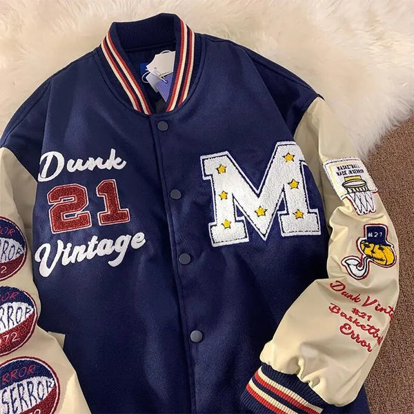 Baseball Uniform Casual Embroidered Jacket